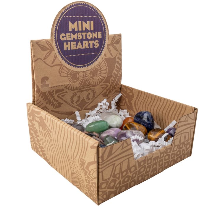 Mini Gemstone Hearts Retail Box (20pc) NETT