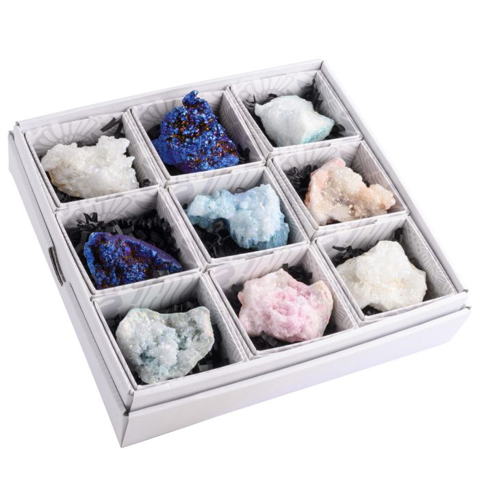 Aura Druzy in Gift Box (Assorted Colours) (9pcs) NETT