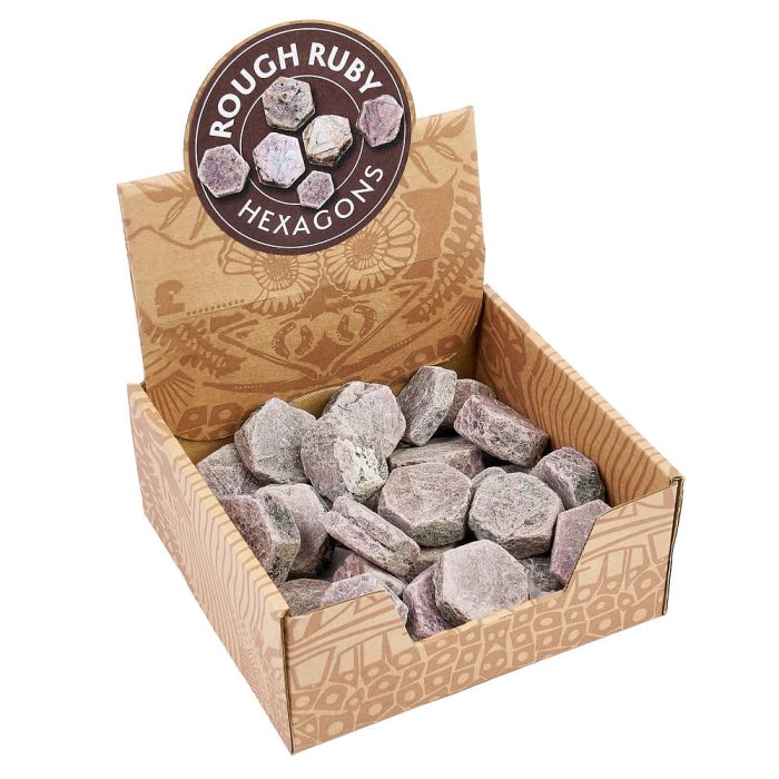 Ruby Hexagons Retail Box (25 Piece) NETT