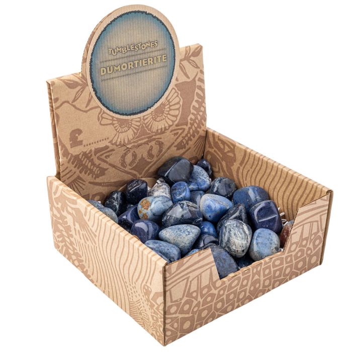 Dumortierite Tumblestone Retail Box (50pcs) NETT