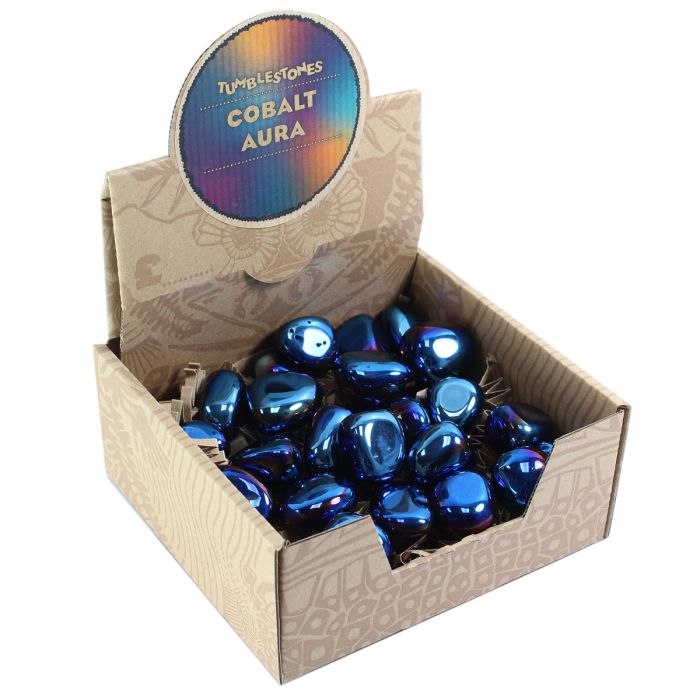 Cobalt Aura Tumblestone Retail Box (25pcs) NETT