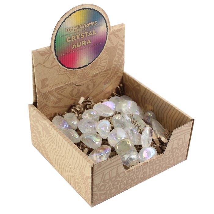Crystal Aura Tumblestone Retail Box (25pcs) NETT