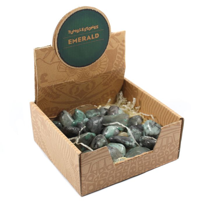 Emerald Tumblestone Retail Box (25pcs) NETT