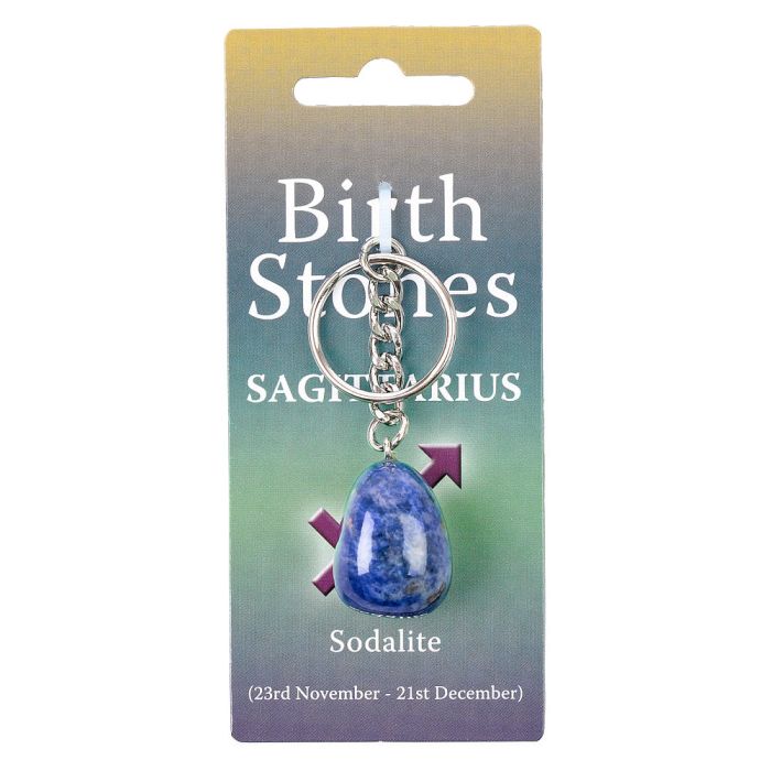 Sagittarius, Sodalite Birthstone Keyring (6pcs) NETT