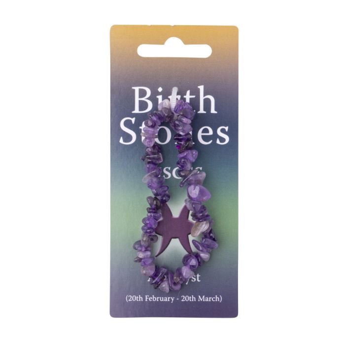 February Amethyst Birthstone Bracelet - birthstones | Kelly Waters