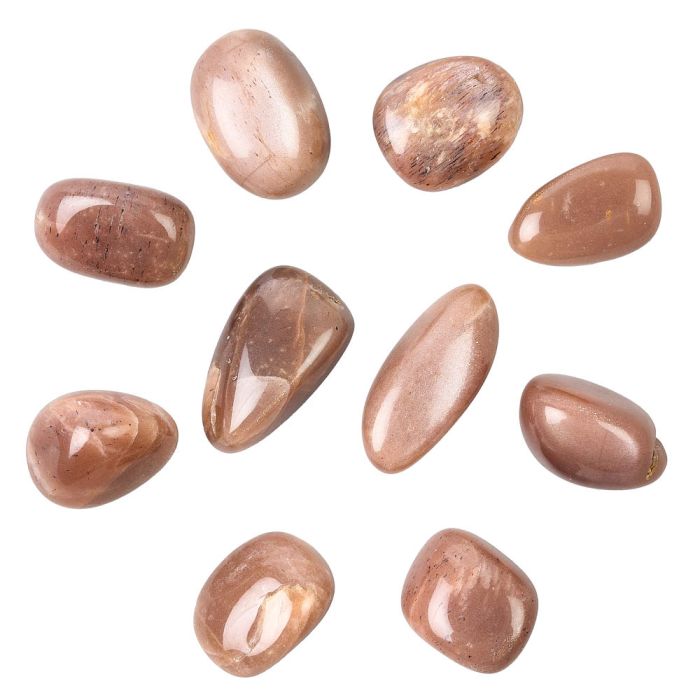 Cancer, Moonstone Birthstone Tumblestone (10pcs) NETT