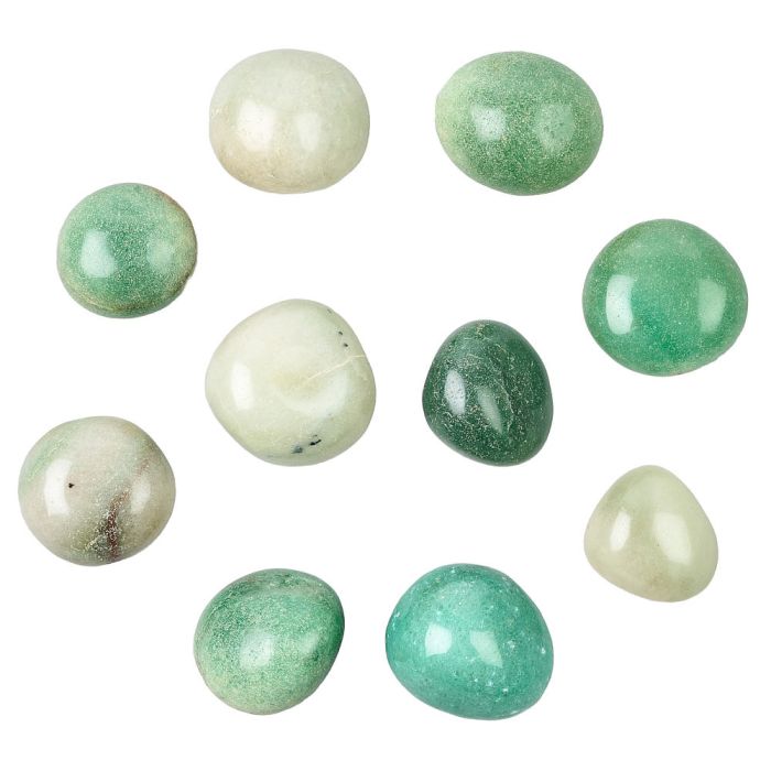 Libra, Green Aventurine Birthstone Tumblestone (10pcs) NETT