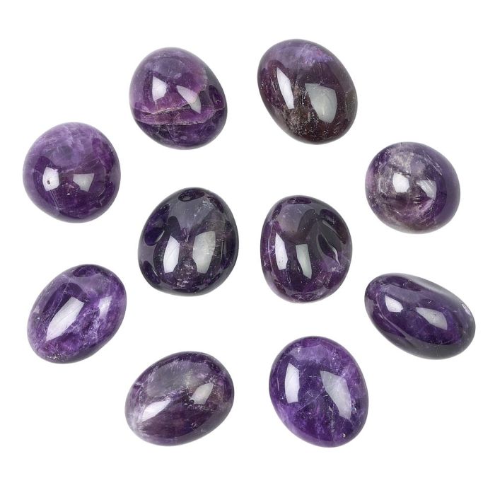 Pisces, Amethyst Birthstone Tumblestone (10pcs) NETT