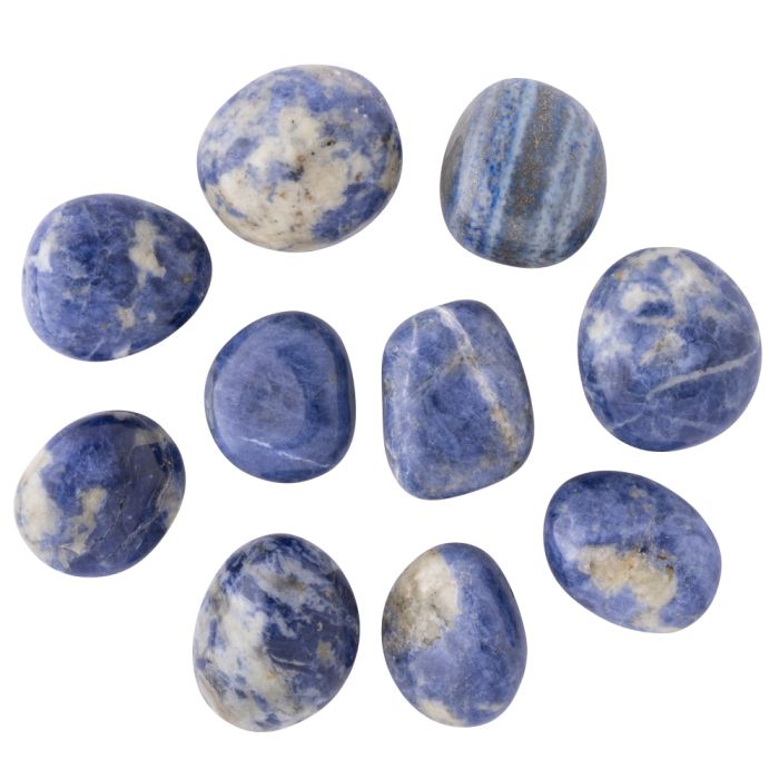 Sodalite Quartz Tumblestone Starter Pack Refill (10pc) NETT