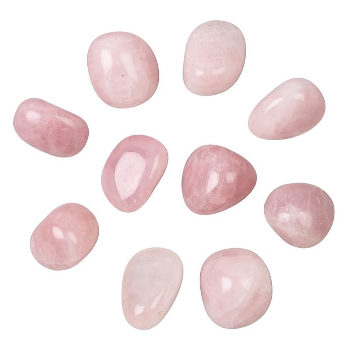 Taurus, Rose Quartz Birthstone Tumblestone (10pcs) NETT