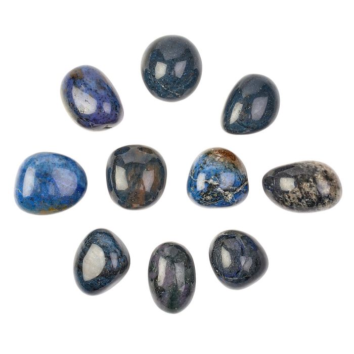 Dumortierite Tumblestone Starter Pack Refill (10pc) NETT