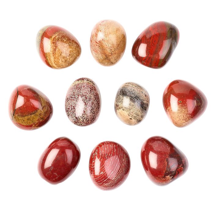 Rainbow Jasper Tumblestone Starter Pack Refill (10pcs) NETT