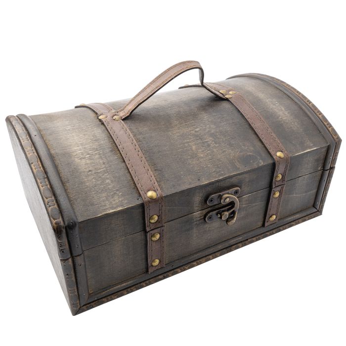 Large Wooden Treasure Chest (1pc) NETT