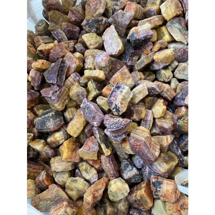 Fluorite Amber Rainbow 5-10cm, Argentina (1kg) NETT