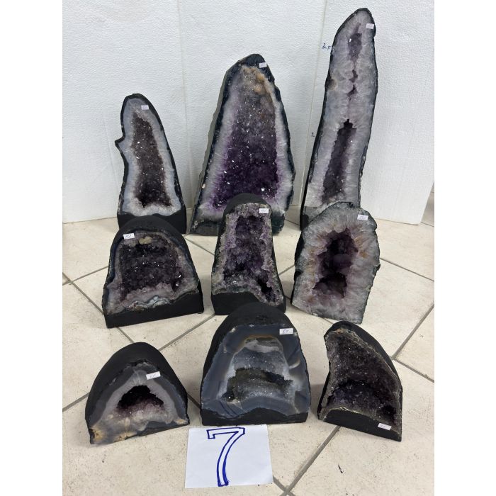 Amethyst Cathedral Crate No.7, 151.2KG (9PCS) PREORDER