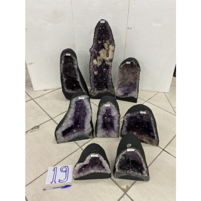 Amethyst Cathedral Crate No.19, 145.2kg (8pcs) NFD (PRE-ORDER)