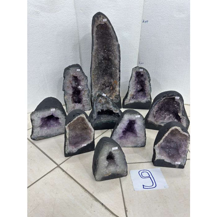 Amethyst Cathedral Crate No.9. 115.5KG (10PCS) PREORDER
