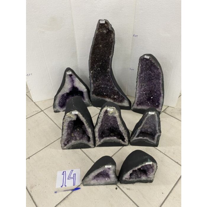 Amethyst Cathedral Crate No.14, 164.7kg (8pcs) NFD (PRE-ORDER)