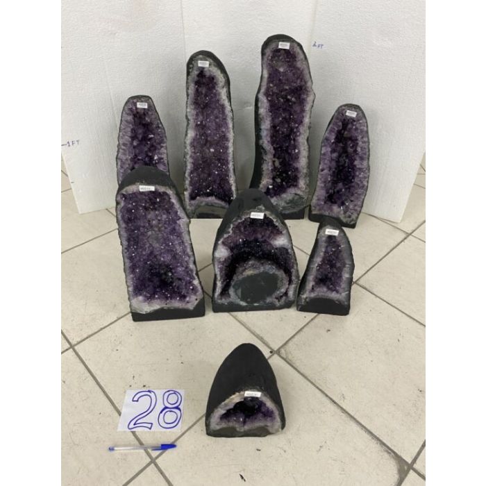 Amethyst Cathedral Crate No.28, 149.2kg (8pcs) NFD (PRE-ORDER)