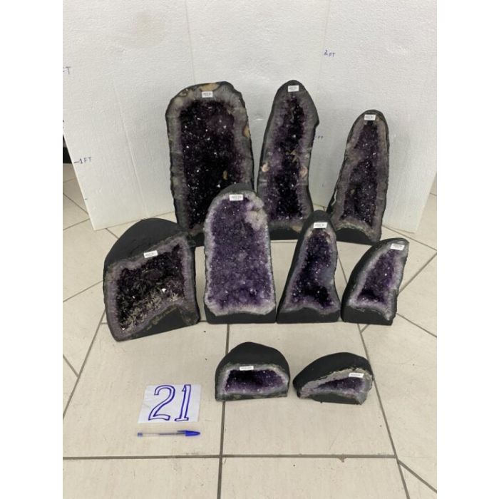 Amethyst Cathedral 1st Grade Crate No.21, 169kg (9pcs) NFD