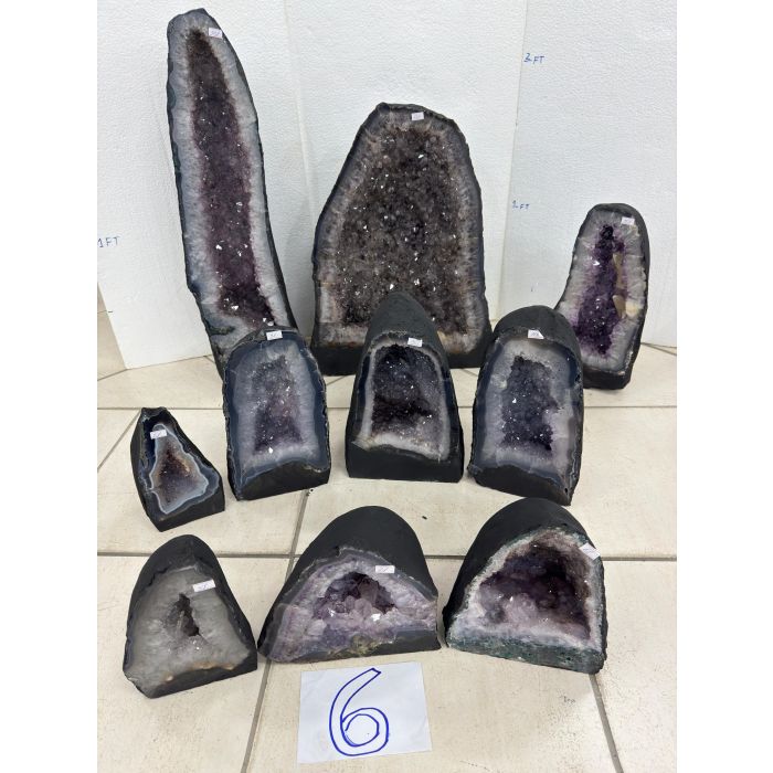 Amethyst Cathedral Crate No.6, 147.2KG (10PCS) PREORDER