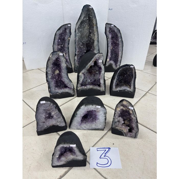 Amethyst Cathedral Crate No.3, 165.2KG, (10PCS) PREORDER