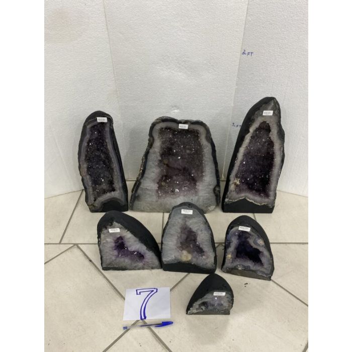 Amethyst Cathedral Crate No 7 111kg (7pcs) NFD (PRE-ORDER)