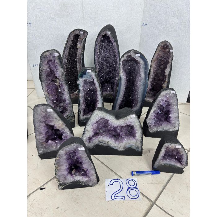 Amethyst Cathedral Crate No.28. 204KG (11PCS) PREORDER