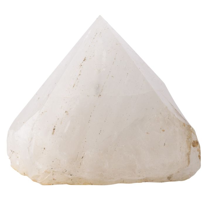 Rock Crystal Polished Point Incense Holder, India (1pc) 