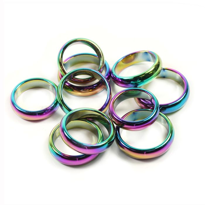 Hematine (coloured) Ring (10pcs) NETT
