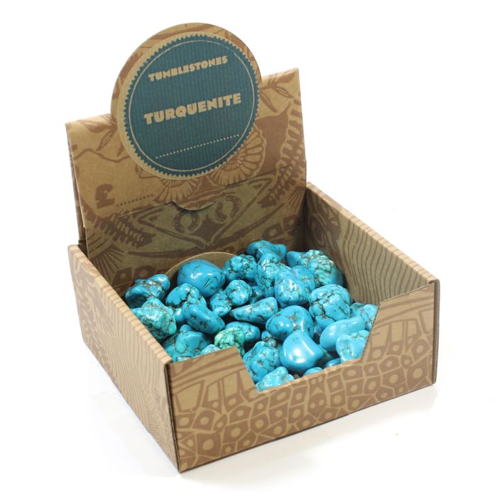 Turquenite Tumblestone Retail Box (50pcs) NETT