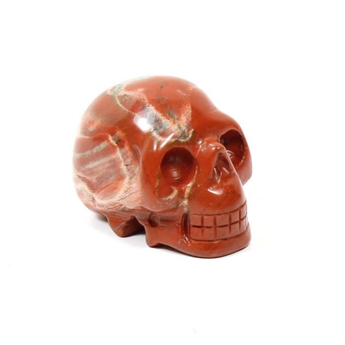 2" Skull Carving Red Jasper (1 Piece) NETT