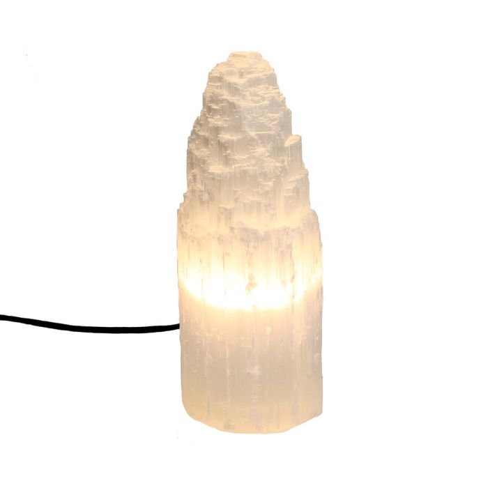 Selenite Mountain Lamp 25cm (Including UK Electrics) (1 Piece) NETT