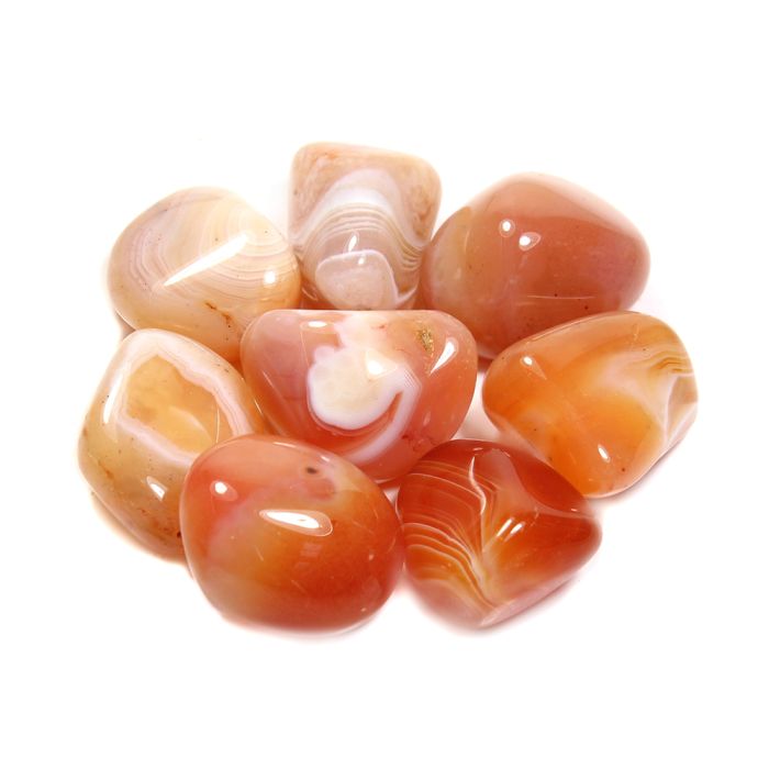 Carnelian Banded South African Shape (100g) 20-30mm Med tumble NETT