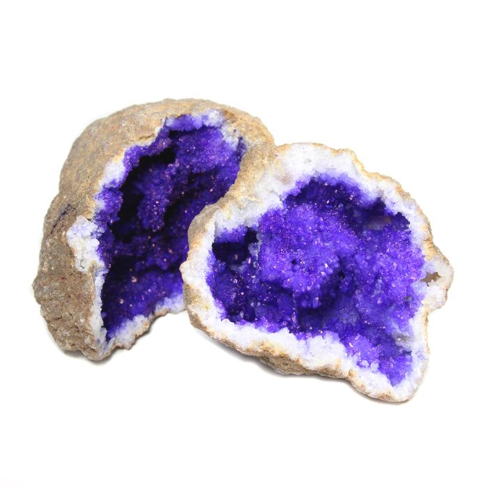 Purple Quartz Geode 4-5" (1pc) NETT
