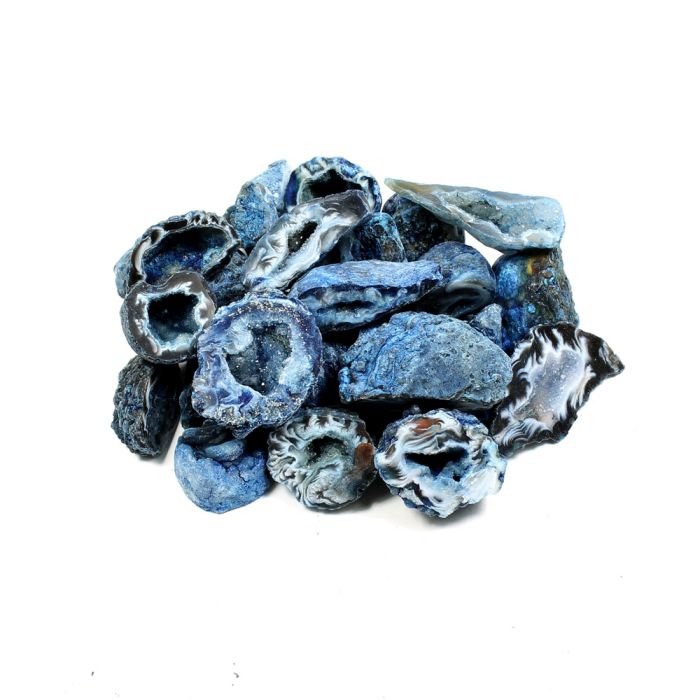 Blue Agate Geode (50pcs) NETT