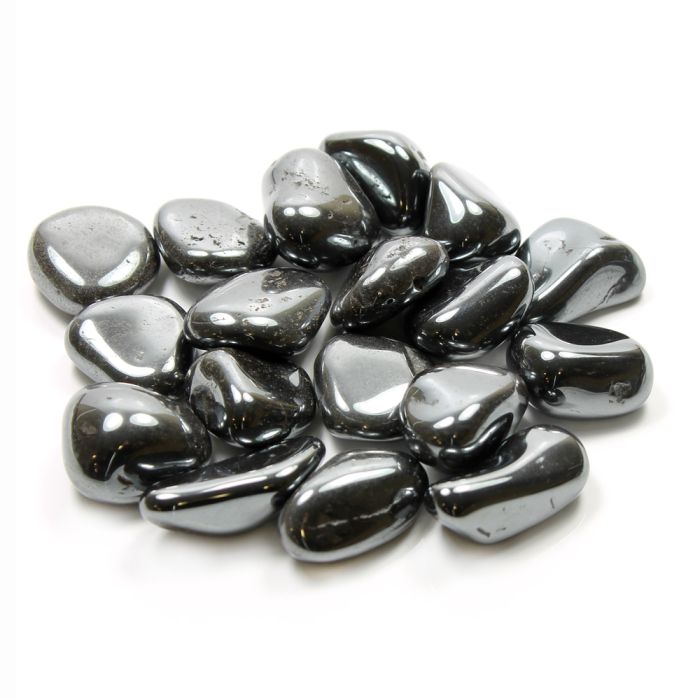 20-30mm Natural Hematite Tumblestone, Brazil (250g) NETT