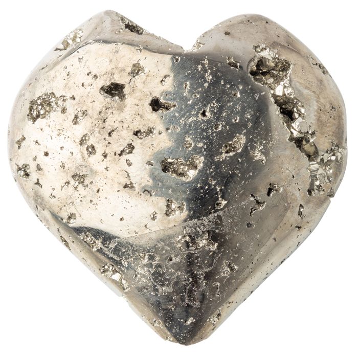 Pyrite Heart 35-45mm, Peru (1pc) NETT