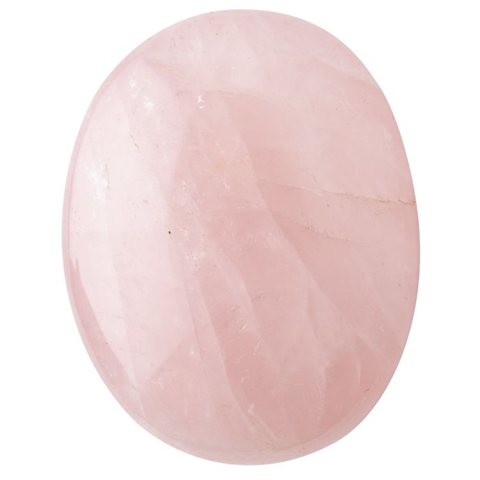 Rose Quartz Palmstone approx 55-60m, Madagascar (1pc) NETT