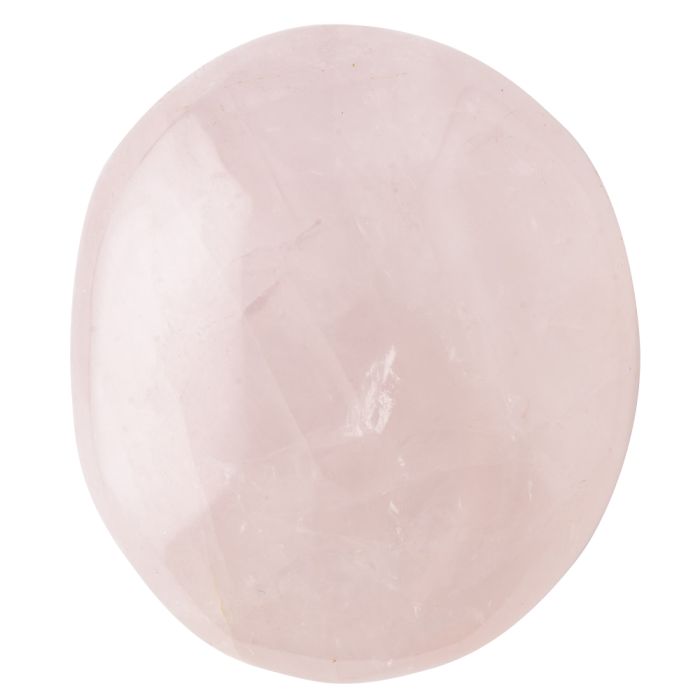 Rose Quartz Palmstone approx 40-50mm, Madagascar (1pc) 