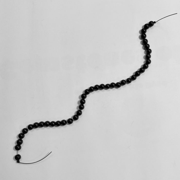 8mm Shungite Beads on Thong (1pc) NETT
