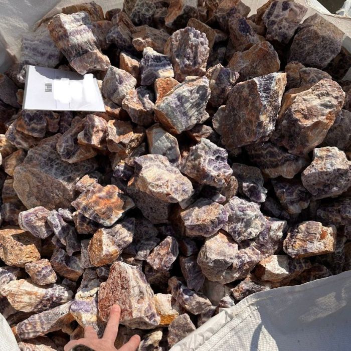 Rough Amethyst, Zambia (Bulk Unsized, 5KG Minimum Order) NETT