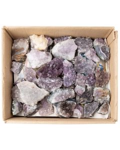 Amethyst Druze 3rd Grade Bulk & Unsized, Brazil (25KG Carton) NETT