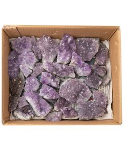 Amethyst Druze 2nd Grade Bulk & Unsized, Brazil (25KG Carton) NETT