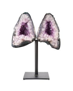Amethyst Butterfly with Metal Base (No.19), 13.65kg (1pc) 