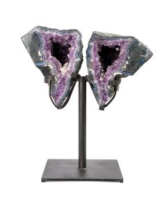 Amethyst Butterfly with Metal Base (No.25), 14.9kg (1pc) 