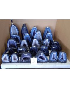 Natural Agate with Amethyst Church Crate No. 5, 207.2KG (24PCS) 