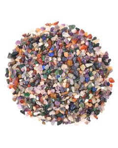 Mixed Stone Tumblestone Chips, India (1KG) NETT