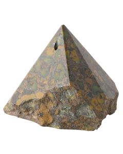 Ajooba Jasper Polished Point Incense Holder, India (1pc) NETT