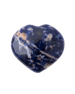 Sodalite Puff Heart 25-30mm (1pc) NFD